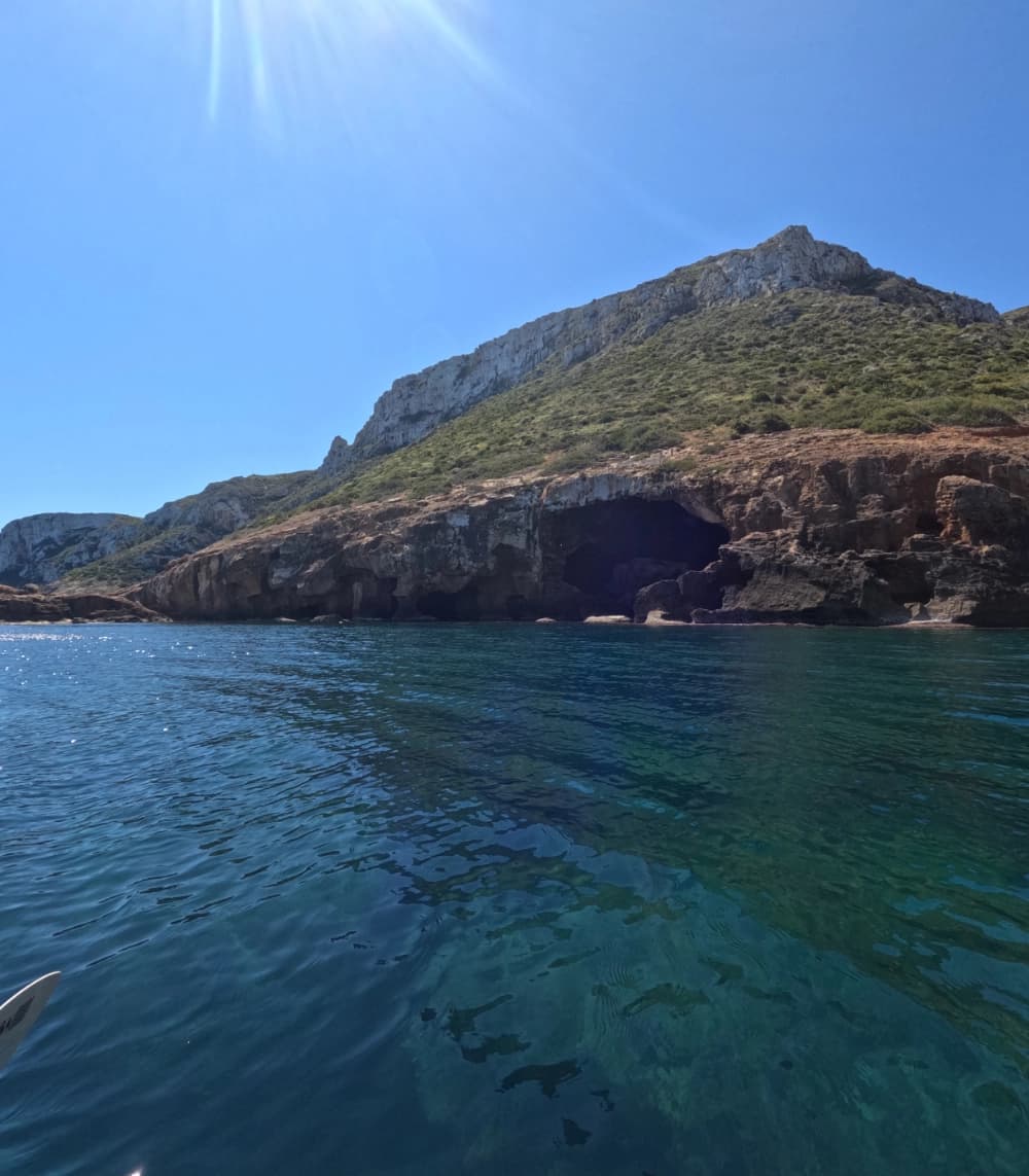 Kayak en la Cova Tallada - Dènia